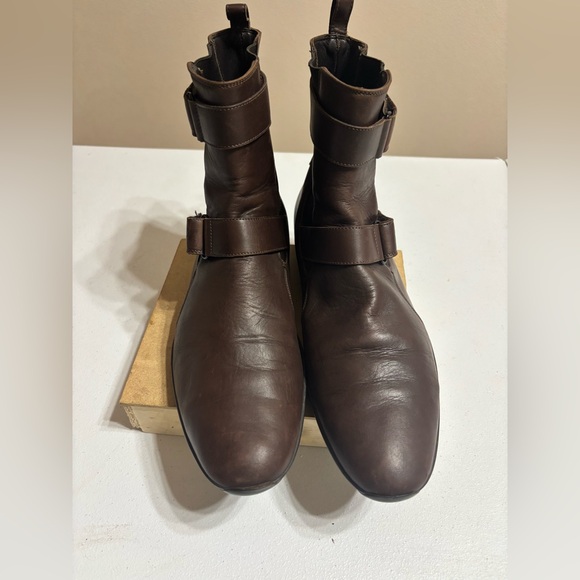 Used Gucci × Vintage GUCCI CHELSEA BOOTS Leather Ankle Boots Sz 13 - Picture 11 of 14